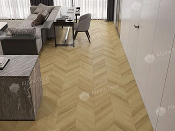 Ламинат Alpine Floor Искусство шеврона (CHEVRON ART) Дуб Пиренеи LF109-03